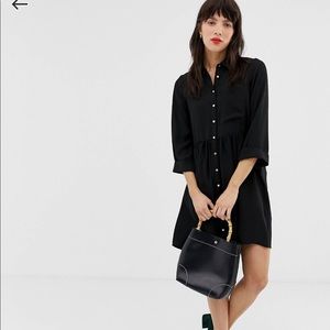 River Island Shirt Dress in Black